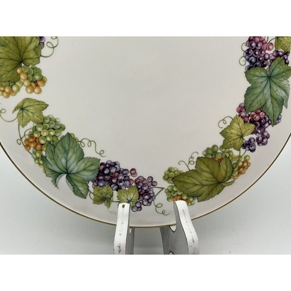 Royal Worchester Vine Harvest Cake Plate, Made in England, 11" Round - Picture 10 of 16